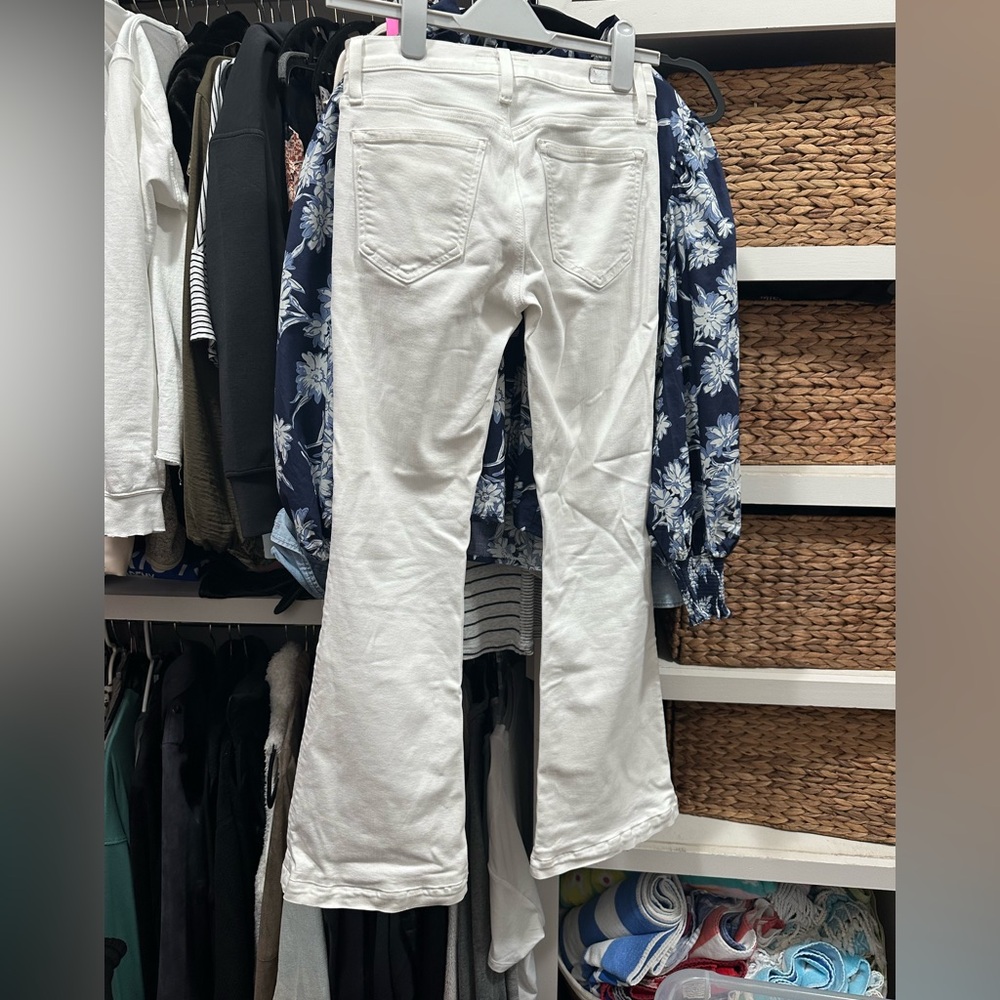 Joie Nouevo Flare Jeans in white Size 25